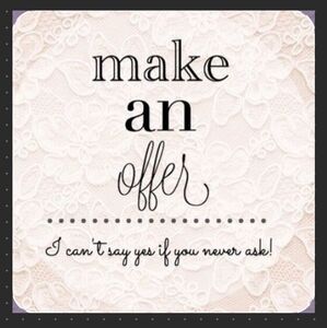 ✨️  I love offers!!! ❤️